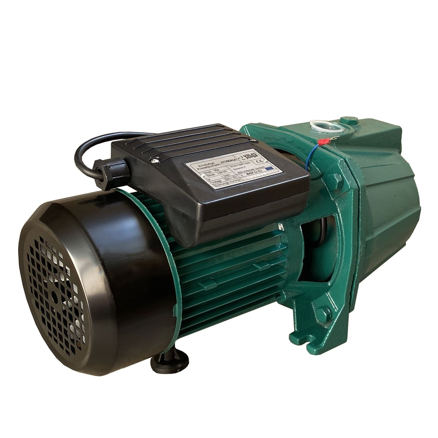 Насос відцентровий VOLKS pumpe JY100A(a) 1,1кВт чавун короткий - Image 4