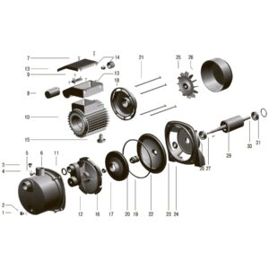 Насос відцентровий VOLKS pumpe JY1000 1,1кВт нержавійка - Image 7
