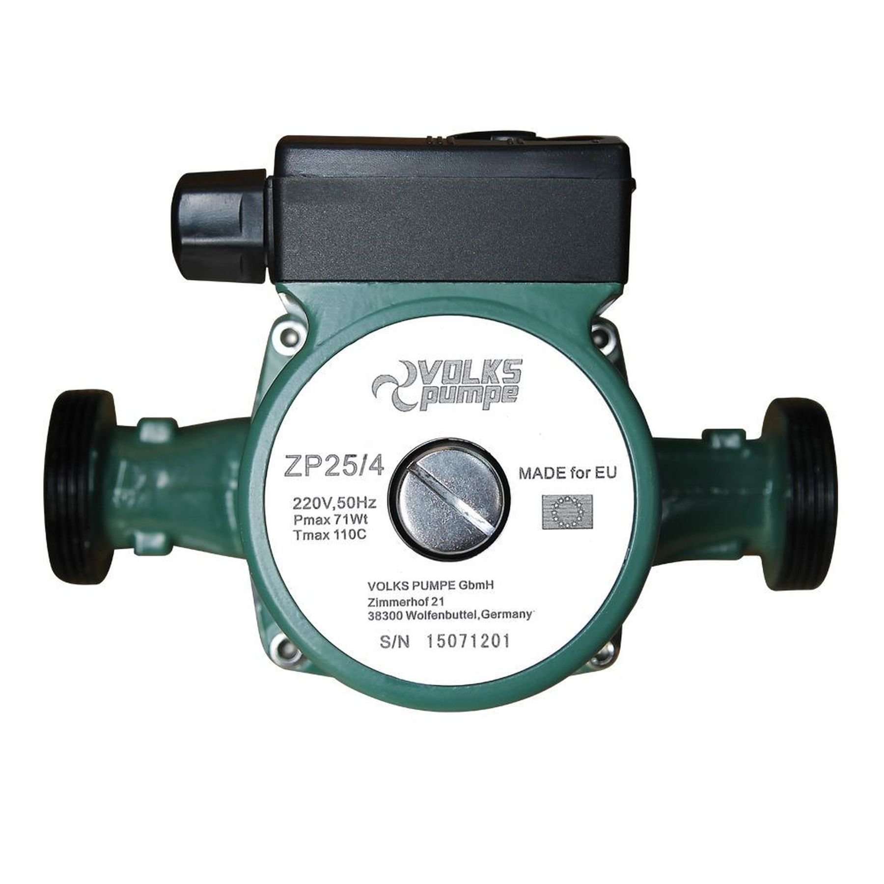 Насос циркуляційний VOLKS pumpe  ZP25/6 130мм + гайки - Image 2