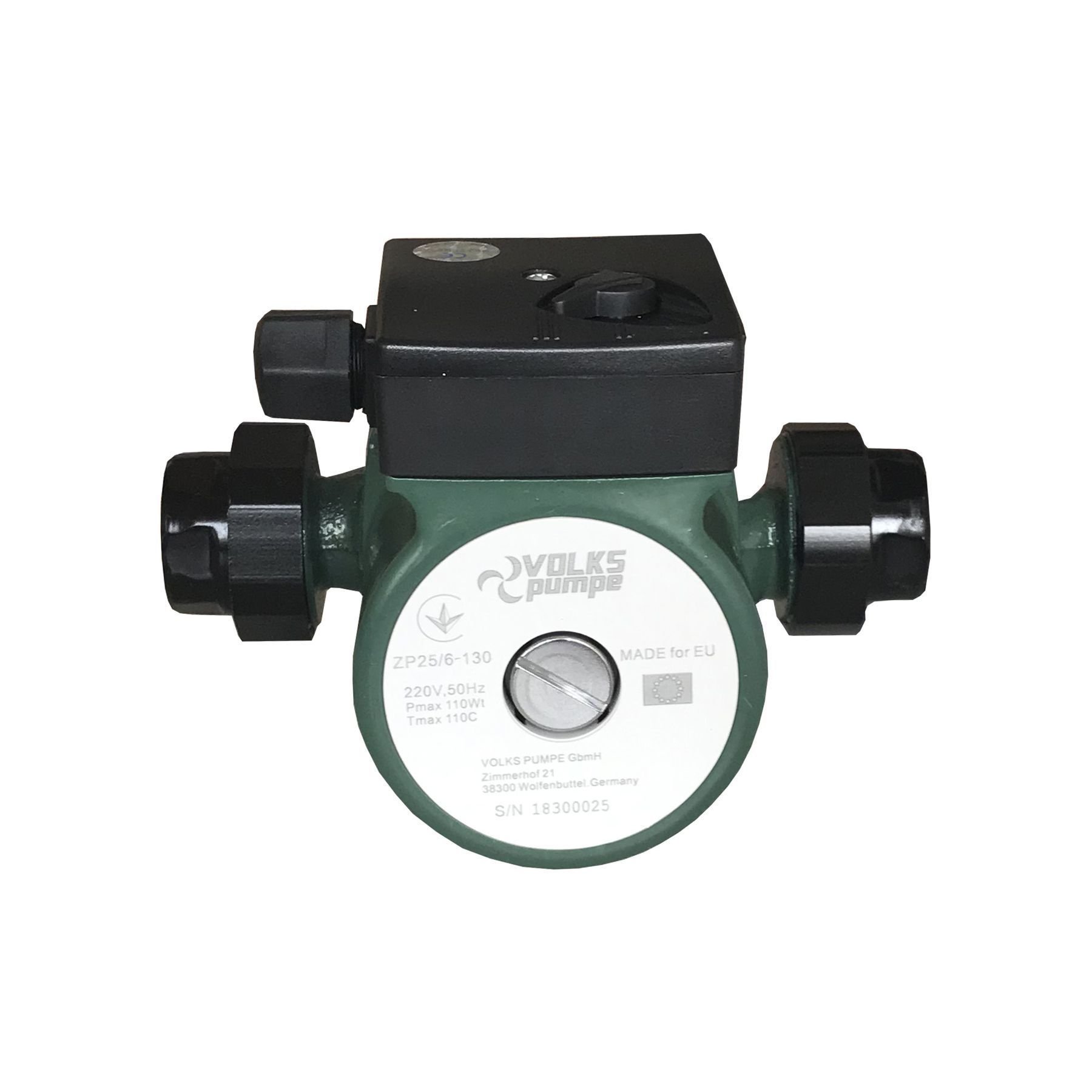 Насос циркуляційний VOLKS pumpe  ZP25/6 130мм + гайки - Image 3