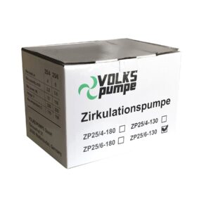 Насос циркуляційний VOLKS pumpe  ZP25/6 130мм + гайки - Image 5