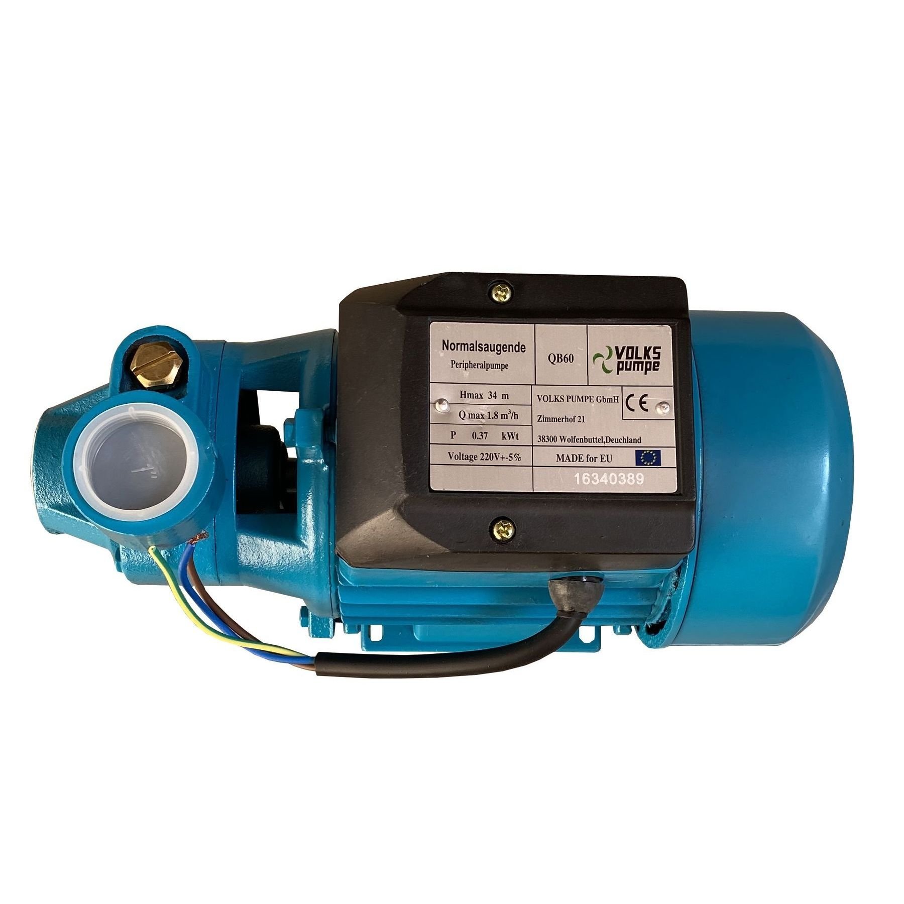 Насос вихровий VOLKS pumpe QB60 0,37кВт - Image 5
