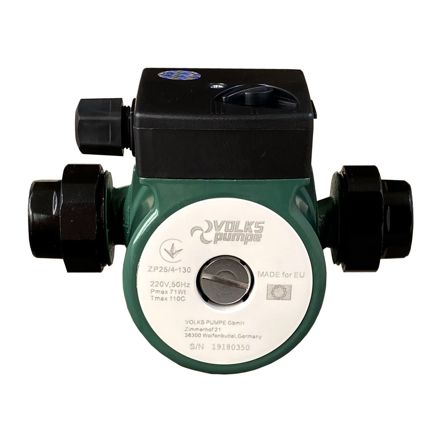 Насос циркуляційний VOLKS pumpe  ZP25/4 130мм + гайки - Image 1