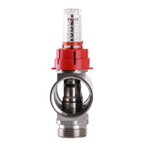 Колектор з вимірювачем витрат, регуляторами та кріпленням ECO 001D 1″x7 - Image 2