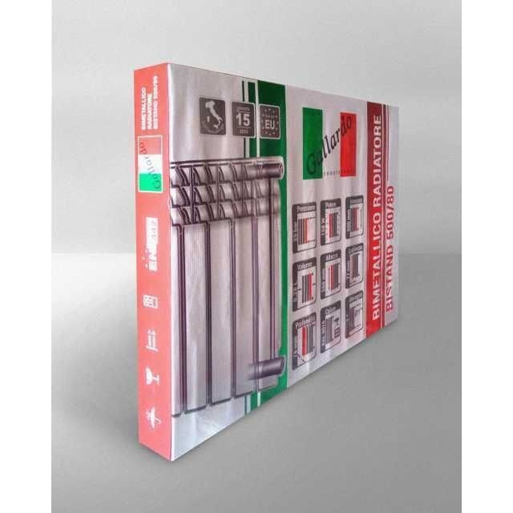 Радіатор біметалевий секційний GALLARDO BISTAND 500/80 (кратно 10) - Image 7
