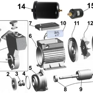 Насосна станція VOLKS pumpe  WZ370 0,37кВт бак 2л - Image 7