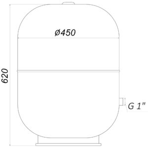Гідроакумулятор з фіксованою мембраною  80 л Zilmet HYDRO-pro 10bar ( 11A0008000 ) - Image 7