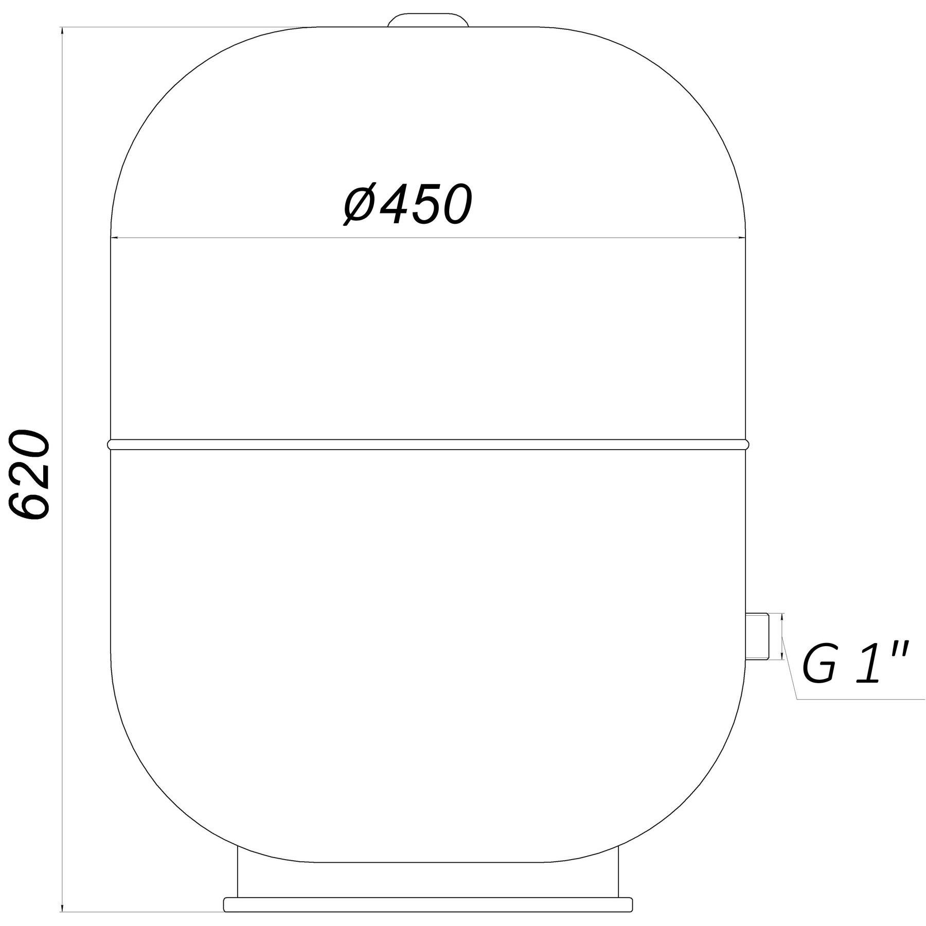 Гідроакумулятор з фіксованою мембраною  80 л Zilmet HYDRO-pro 10bar ( 11A0008000 ) - Image 7