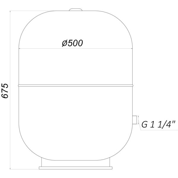 Гідроакумулятор з фіксованою мембраною 105 л Zilmet HYDRO-pro 10bar ( 11A0010500 )