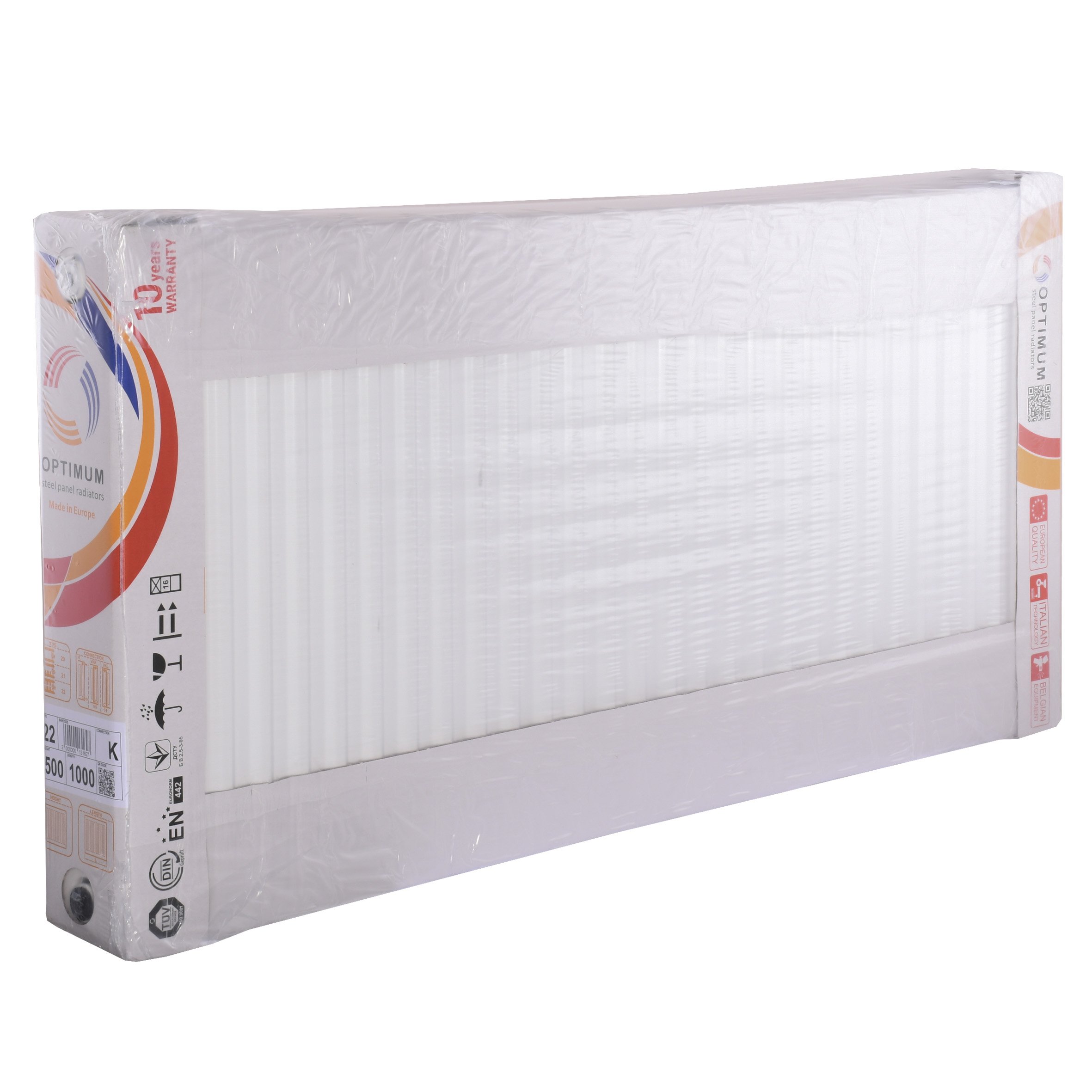 Радіатор сталевий 22/500х1000 бок OPTIMUM - Image 10