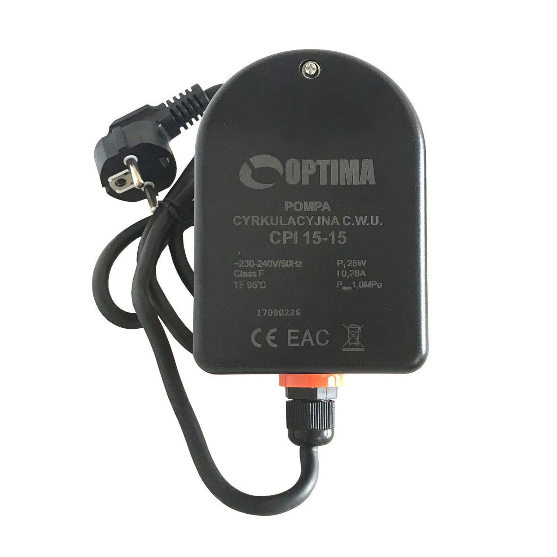 Насос рециркуляційний Optima CPI 15-15 84 мм + кабель з вилкою! - Image 5