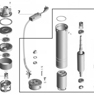 Насос свердловинний вихровий VOLKS pumpe  4SKm150 1,1кВт + кабель 15м + пульт - Image 6