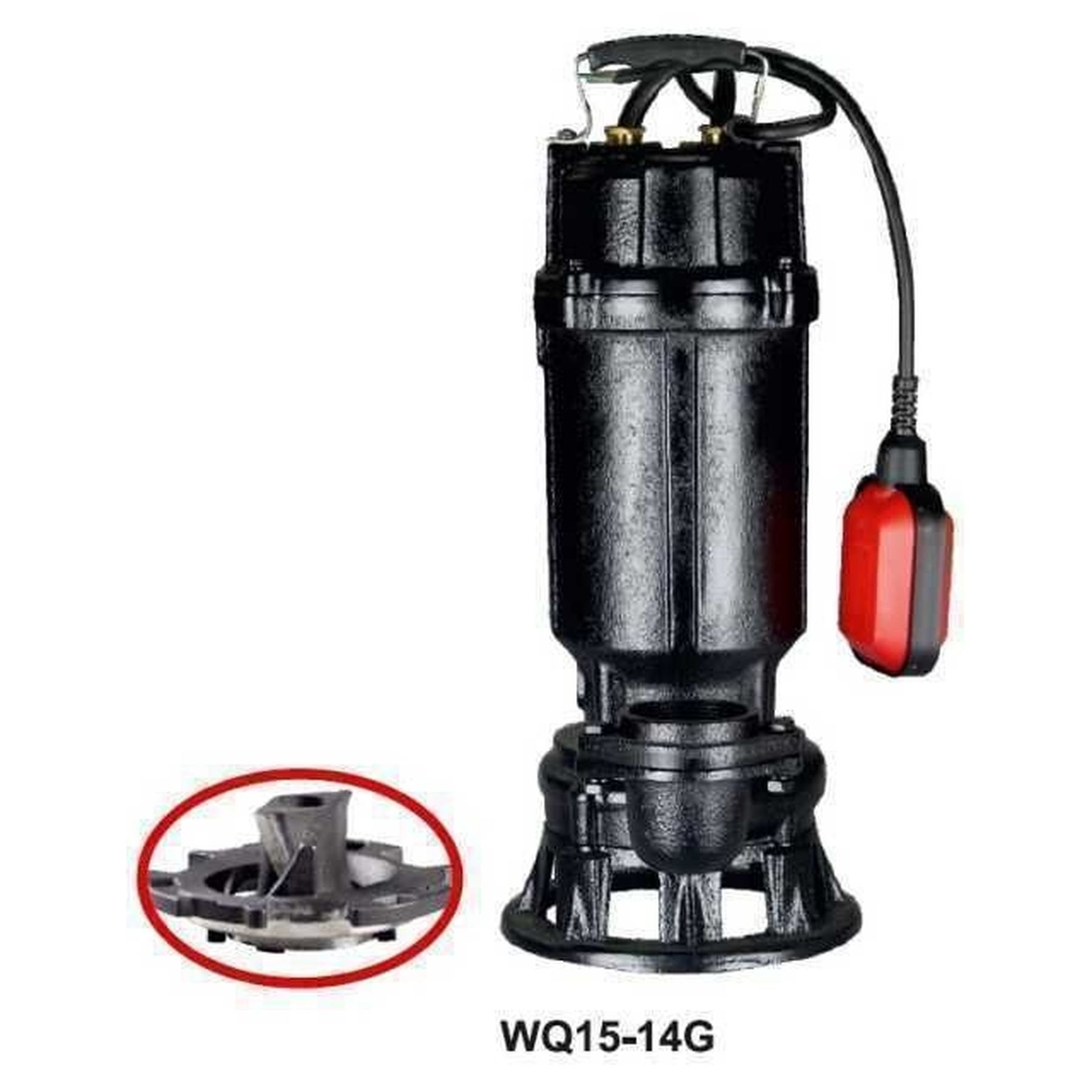 Насос фекальний з ріжучим механізмом VOLKS WQ15-14G 1,5кВт - Image 2
