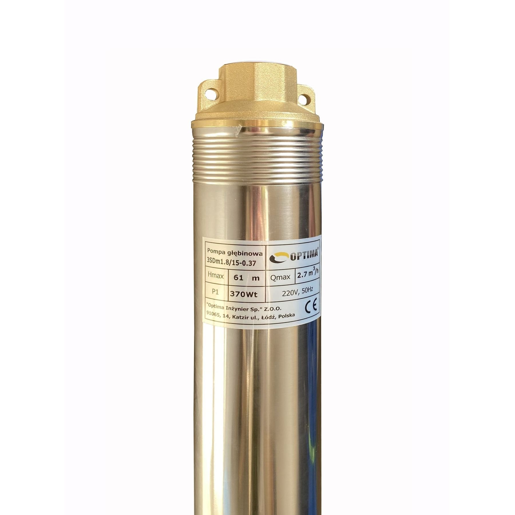 Насос свердловинний з підв, стійк, до піску 3″ OPTIMA  3SDm1,8/15 0,37 кВт 61м + пульт+кабель15м NEW - Image 8