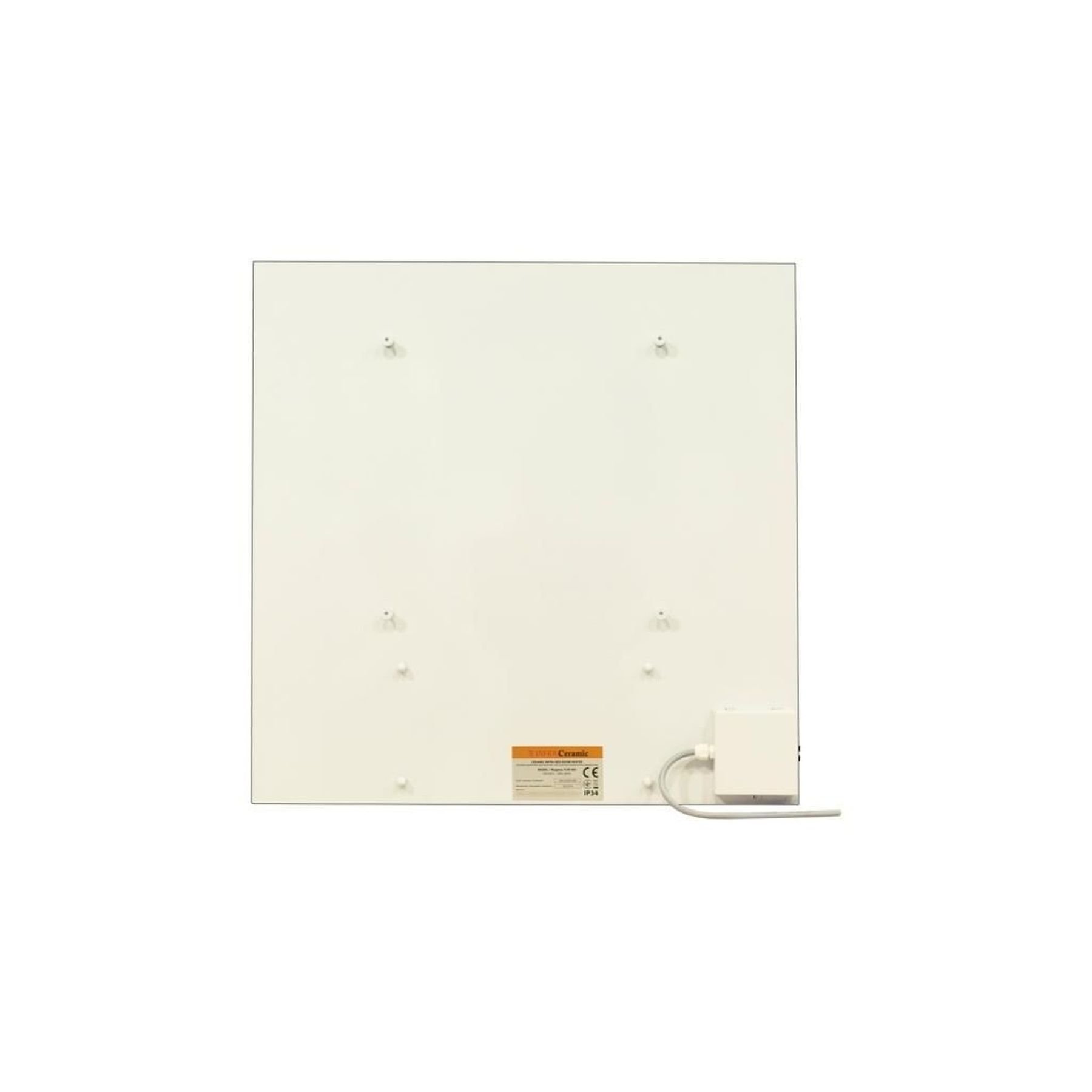 Обігрівач керамічний ТCM-RA  500 (білий) 603х603х17 - Image 4