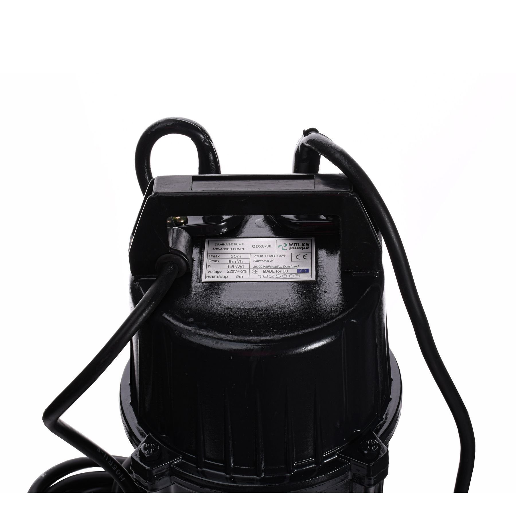 Насос дренажний VOLKS pumpe QDX8-30 1,5кВт - Image 3