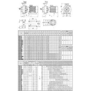Насос моноблочний IR 40-125A 3,0 кВт SAER (40 м3/год, 27,5 м) - Image 4