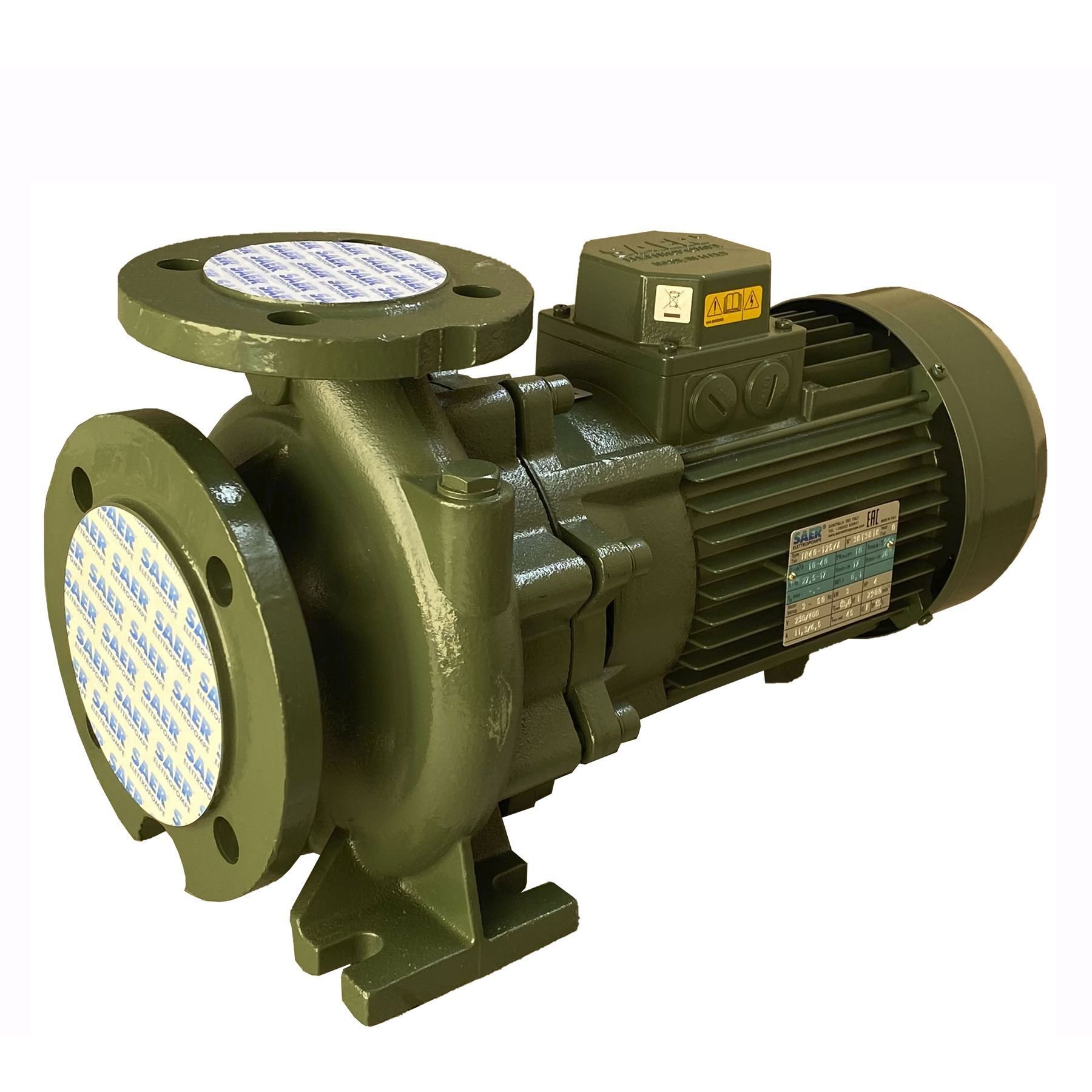Насос моноблочний IR 40-125A 3,0 кВт SAER (40 м3/год, 27,5 м) - Image 6