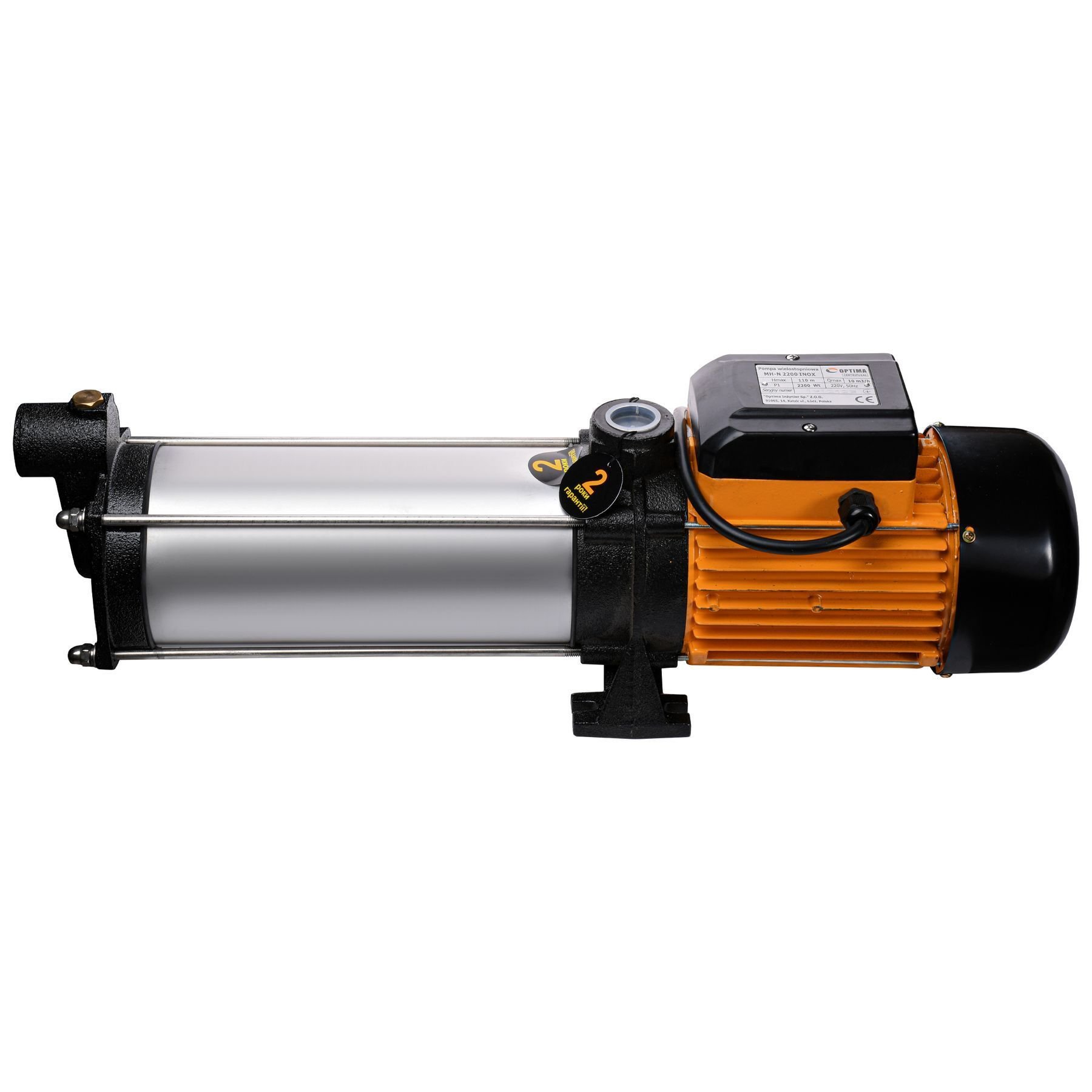 Насос відцентровий багатоступінчастий Optima MH-N 2200INOX 2,2 кВт нерж, колеса - Image 3