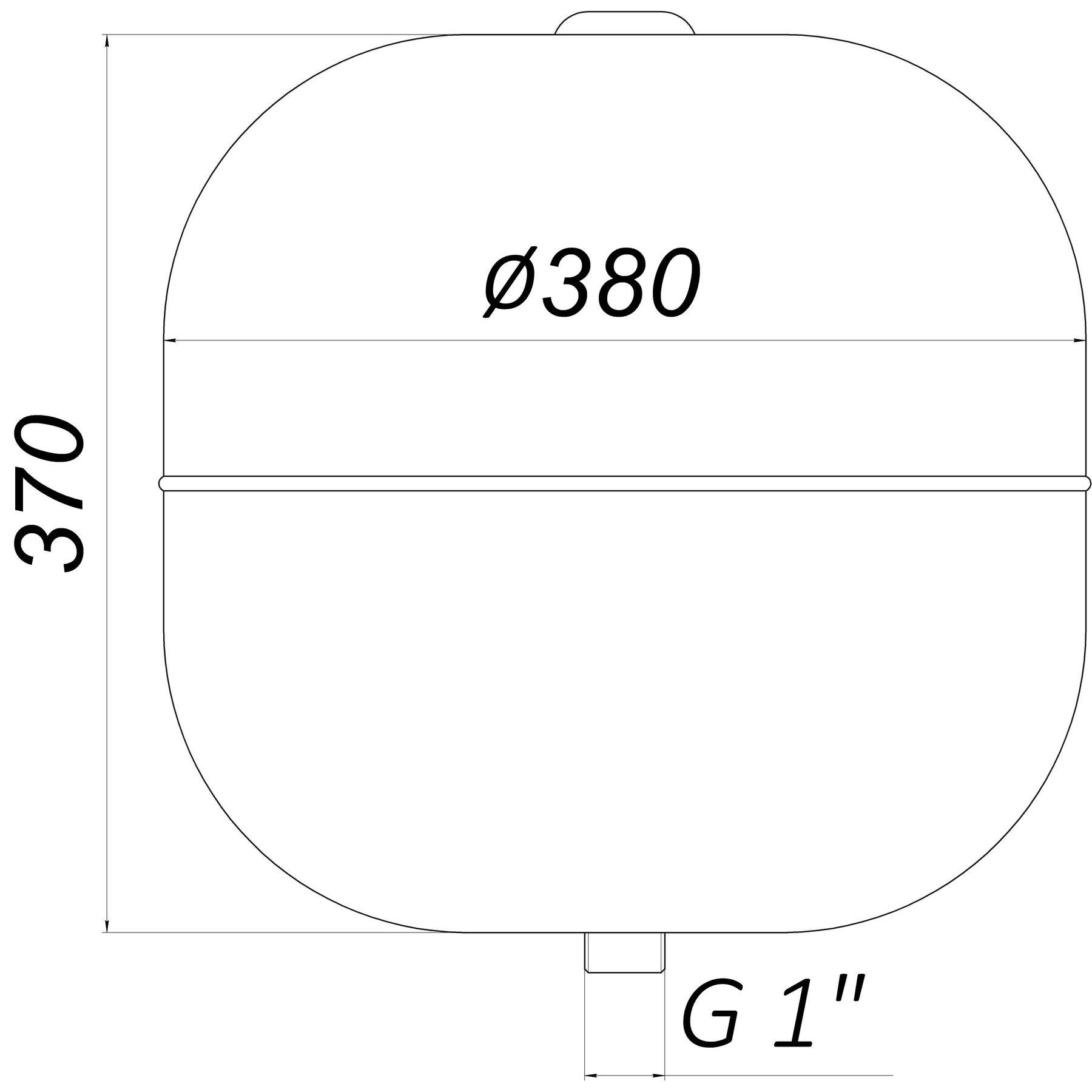 Гідроакумулятор з фіксованою мембраною  35л Zilmet HYDRO-pro 10bar ( 11A0003500 ) - Image 5