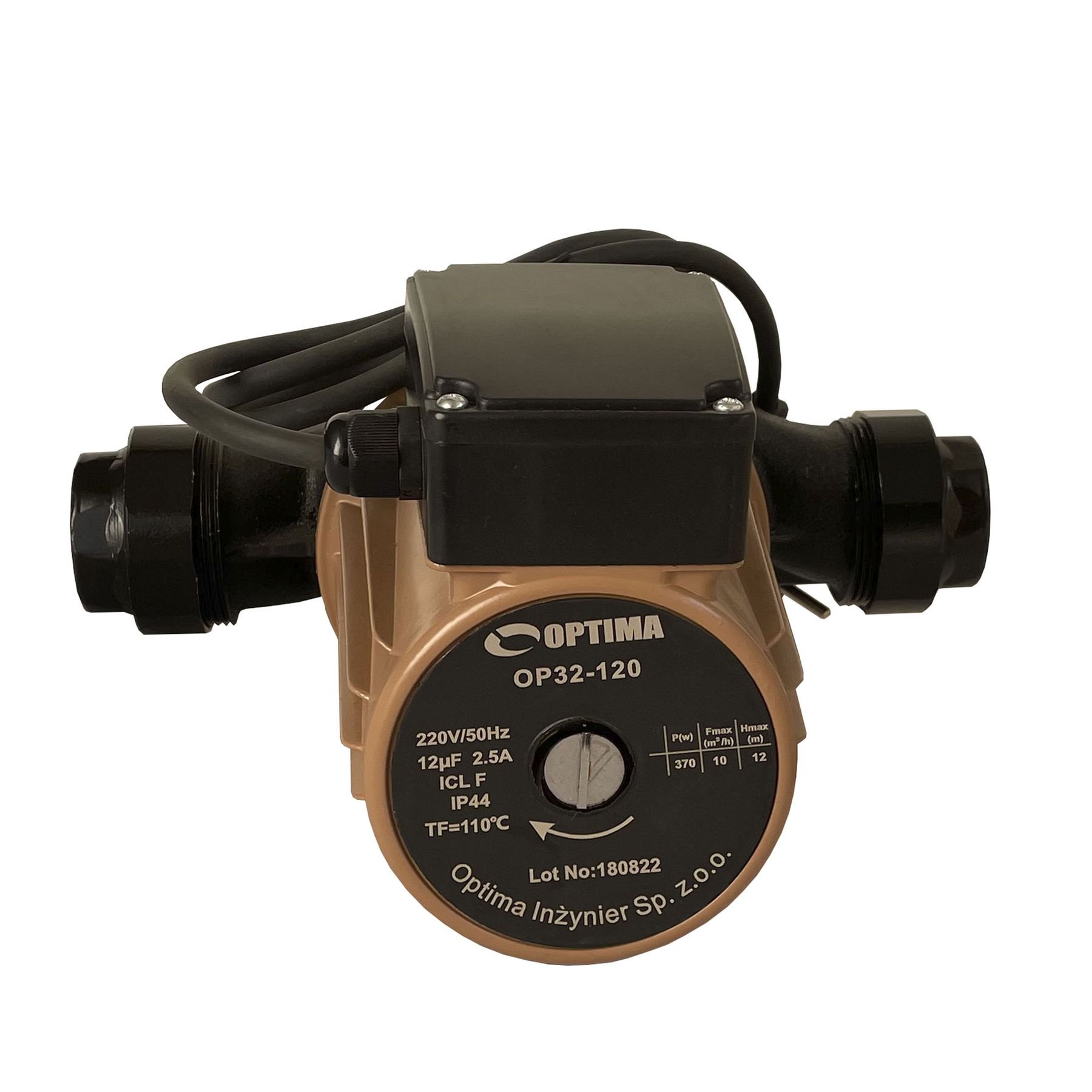 Насос циркуляційний Optima OP32-120 220мм + гайки, + кабель з вилкою - Image 7