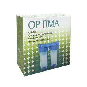 Система 2-х ступеневого очищення Optima OP-02, 3/4″ - Image 2