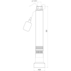 Насос колодязний OPTIMA OP 5,1 - 48/6  F 0,6 кВт (з поплавком) - Image 7