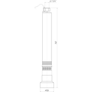 Насос колодязний OPTIMA OP 5,1 - 56/7 0,8кВт - Image 6