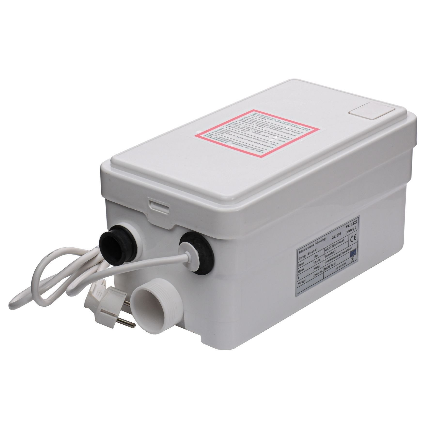 Каналізаційна установка VOLKS pumpe WC 250 - Image 1