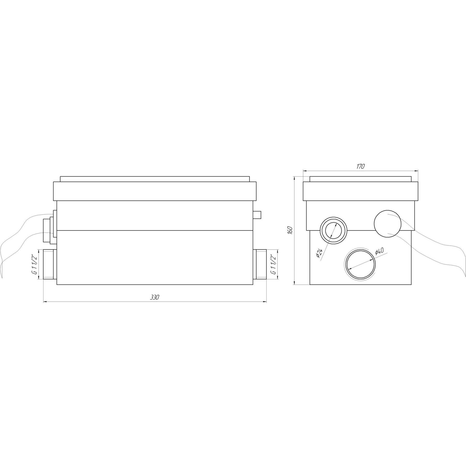 Каналізаційна установка VOLKS pumpe WC 250 - Image 5