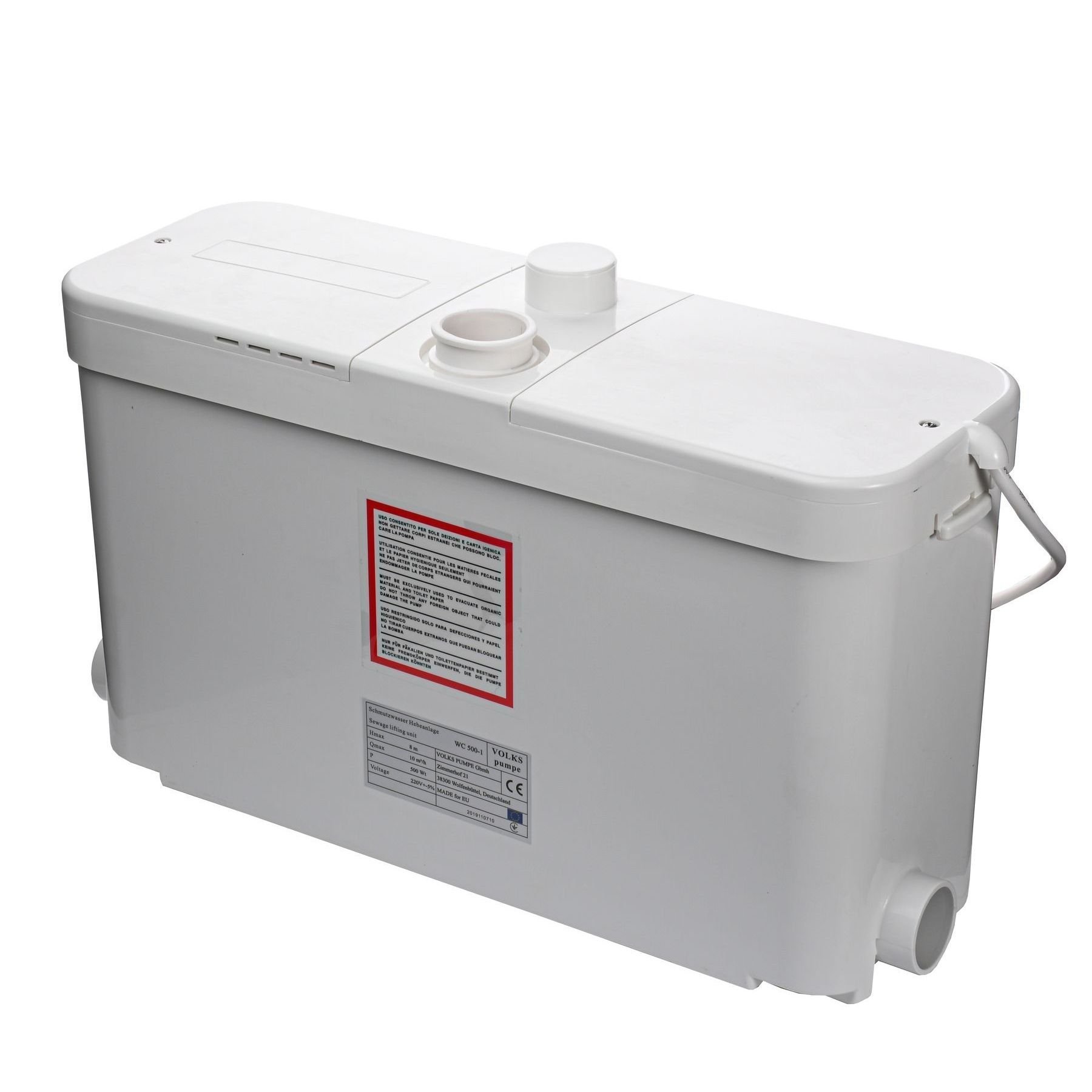 Каналізаційна установка VOLKS pumpe WC500-1 - Image 2