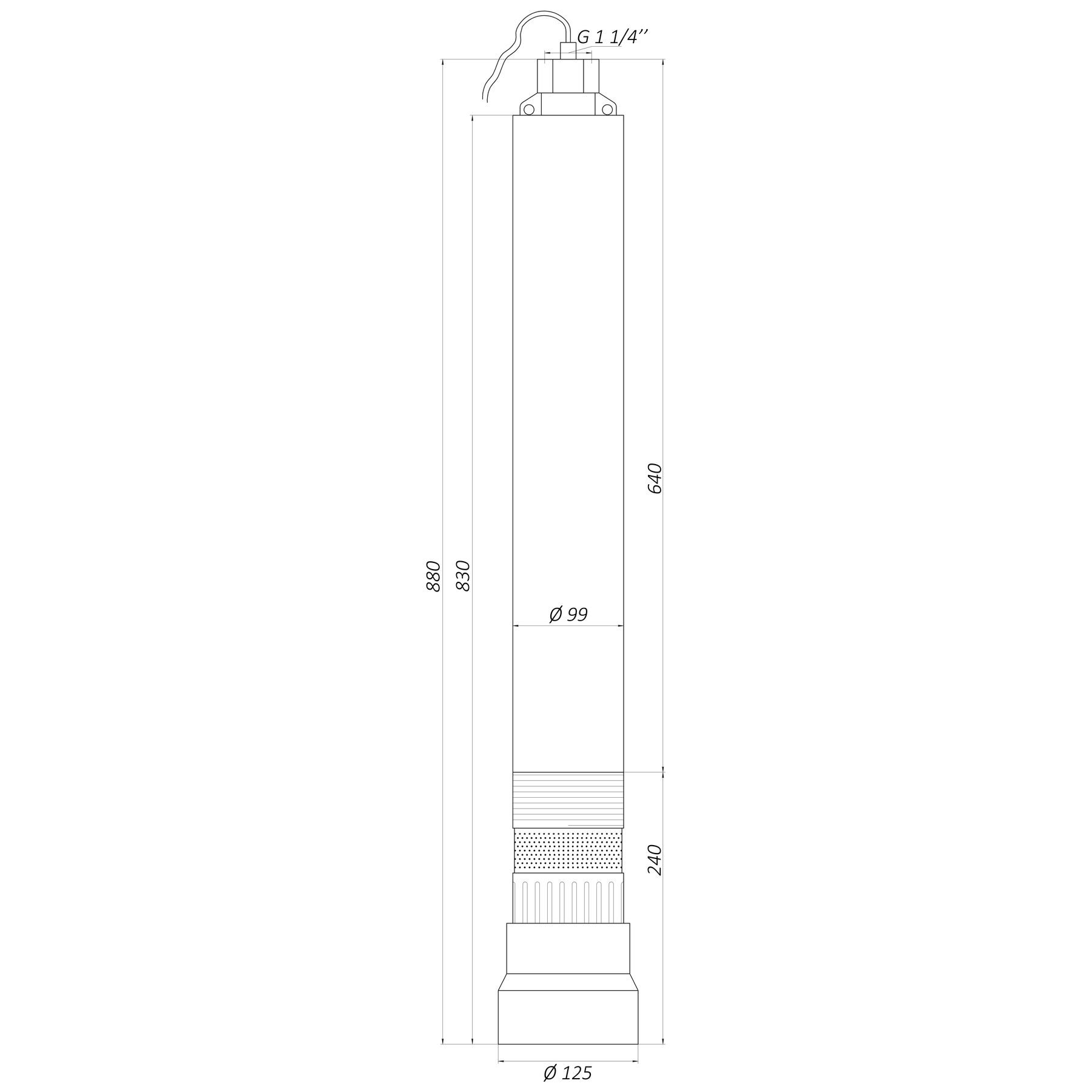 Насос колодязний OPTIMA OP 5,1 - 10  1,1  кВт - Image 6