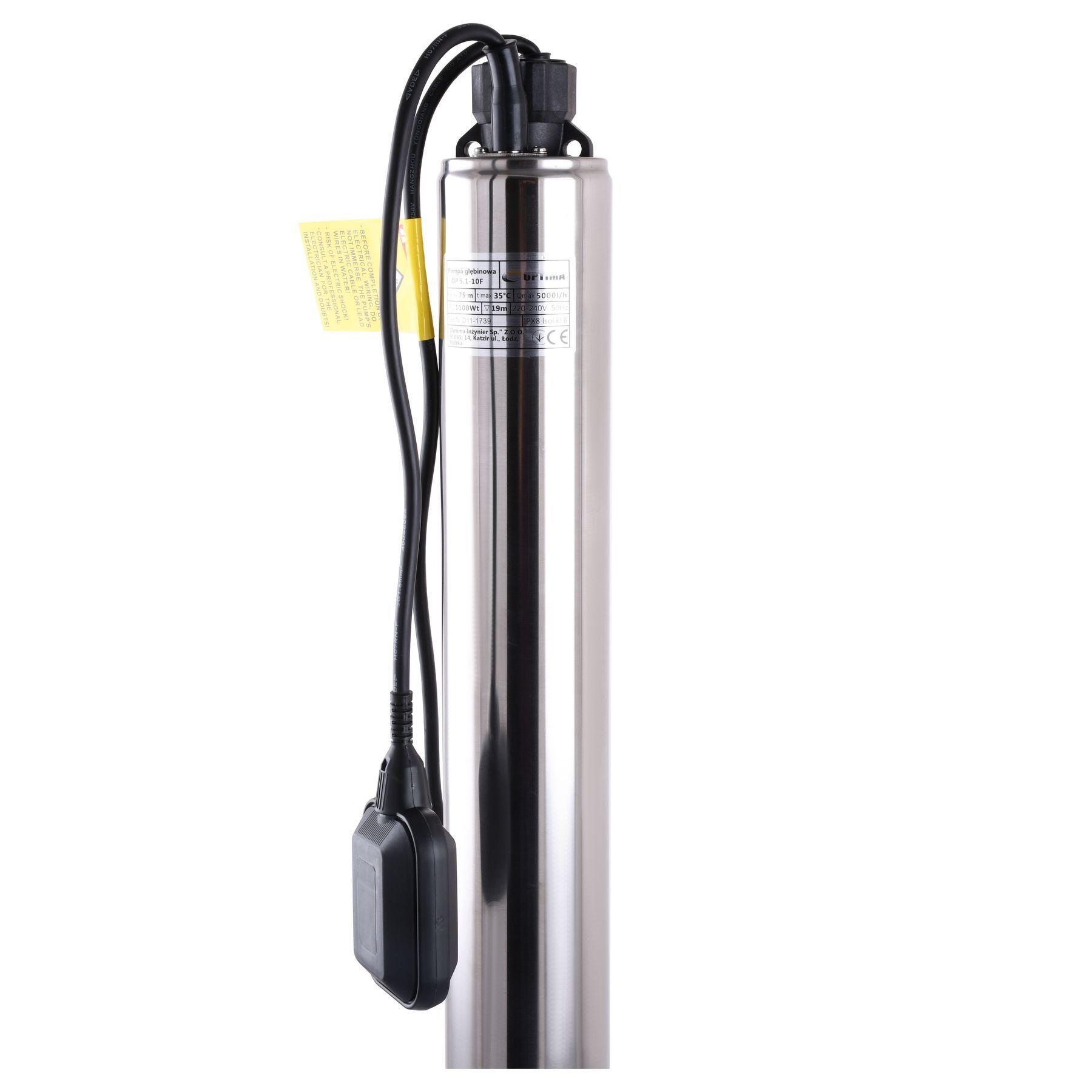 Насос колодязний OPTIMA OP 5,1 - 10 F  1,1  кВт ( з поплавком ) - Image 2