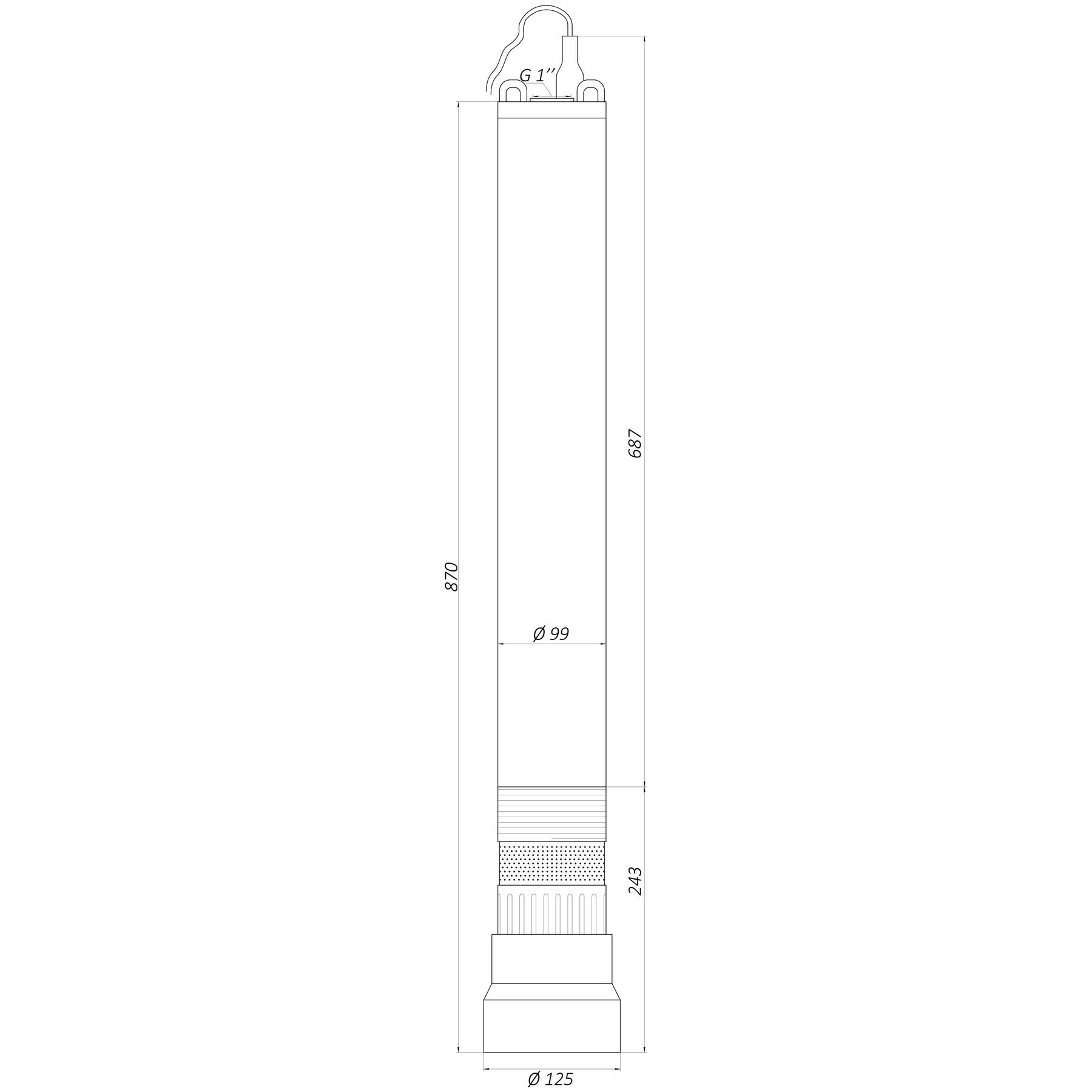Насос колодязний OPTIMA OP 5,1 - 56/7  AUTO 0,8  кВт - Image 4