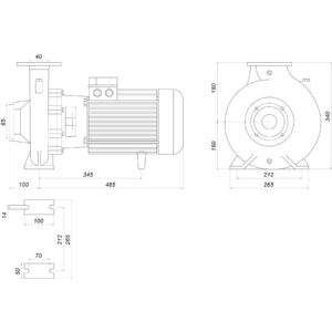 Насос моноблочний IR 40-200NA 11,0 кВт SAER (60 м3/год, 61 м) - Image 5
