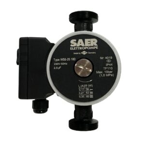 Насос циркуляційнний SAER W55-25 180мм + гайки - Image 2