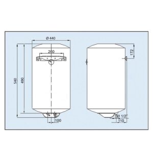 Водонагрівач LEOV LV Dry  50 l сухий тен (50L D) - Image 7