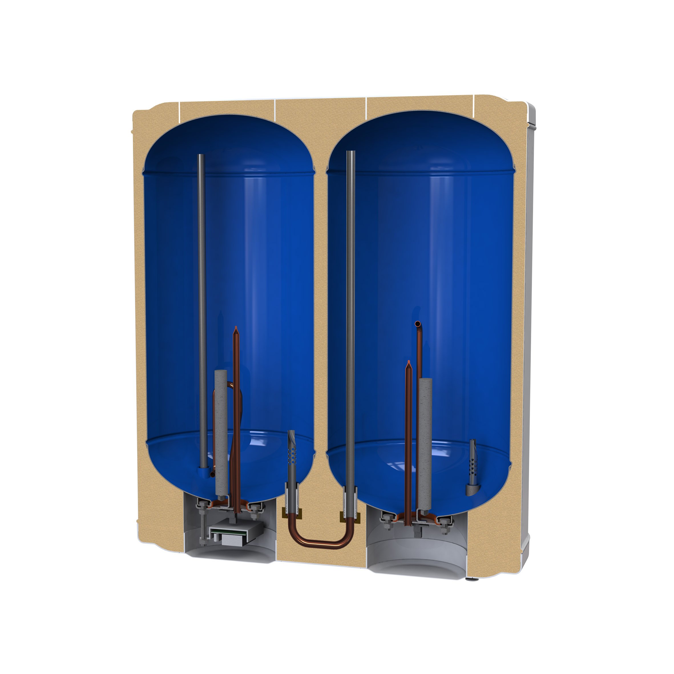 Водонагрівач LEOV LV Flat ER 100 l плоский (100L Flat ER) - Image 4
