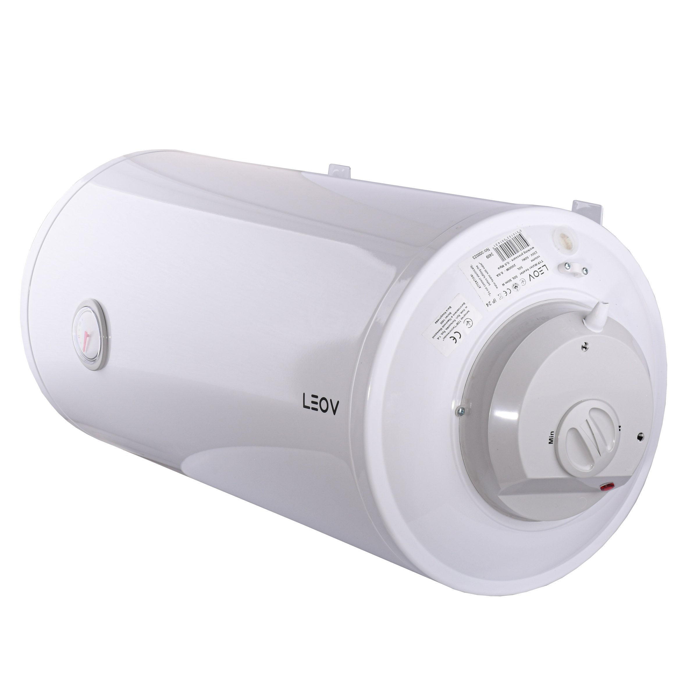 Водонагрівач LEOV LH Slim 50 l горизонтальний  (50L Slim H) - Image 3