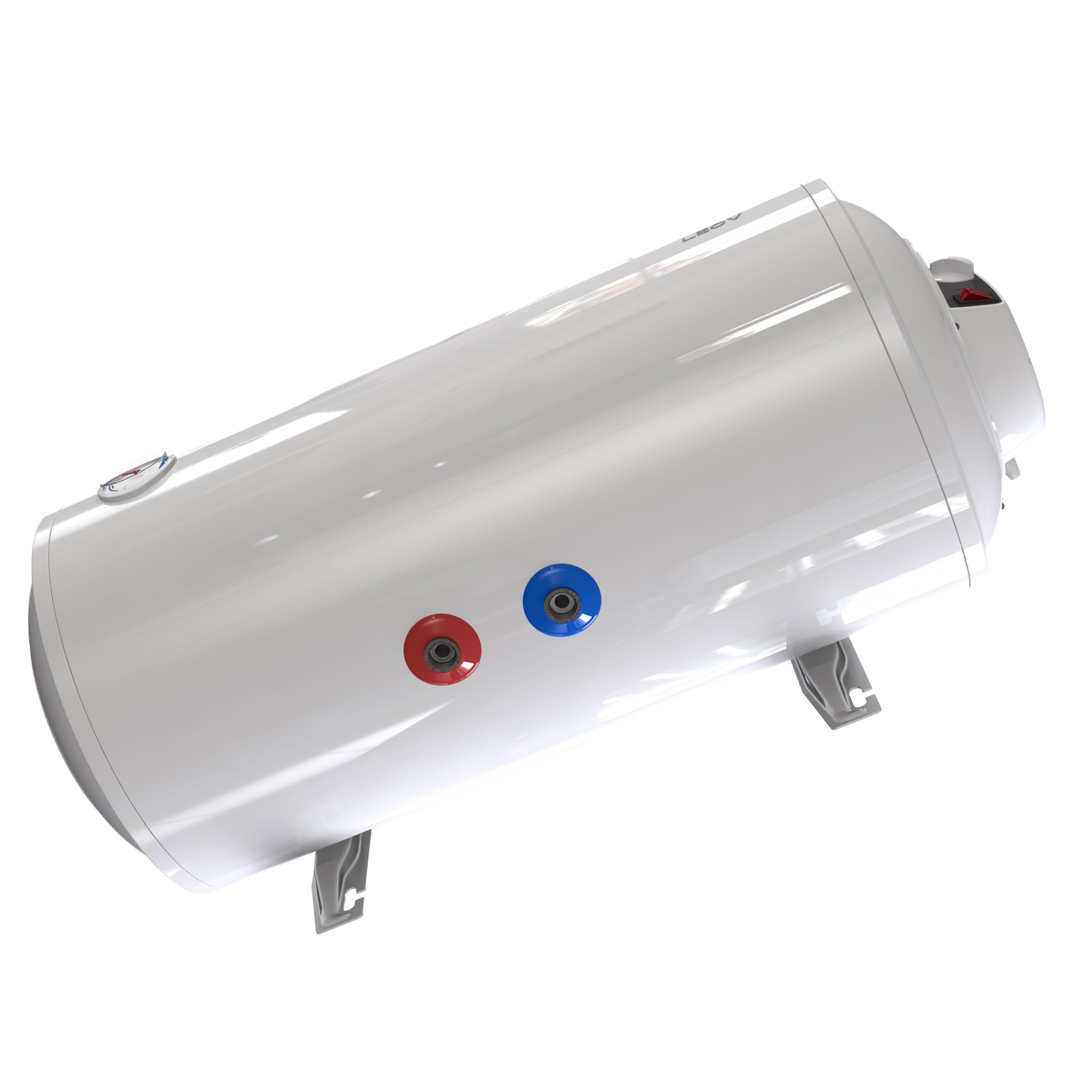 Водонагрівач LEOV LH Slim Dry 50 l горизонтальний сухий тен (50L Slim D H) - Image 2
