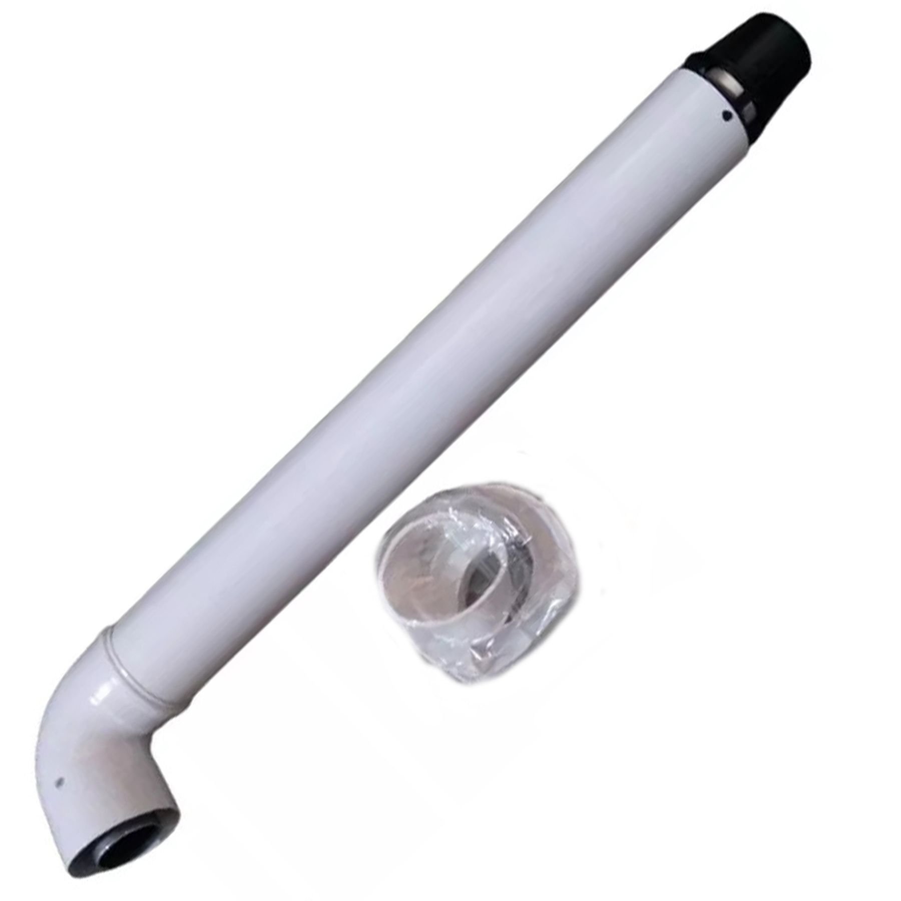 Димохід коаксіальний Saunier Duval 750 мм, ø 60/100 мм, з коліном 71.M17.00.04 - Image 1
