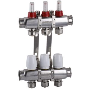 Колектор ISOLTUBEX SPAIN INOX AISI-304 нержавіюча сталь CO-3  (1″х3)