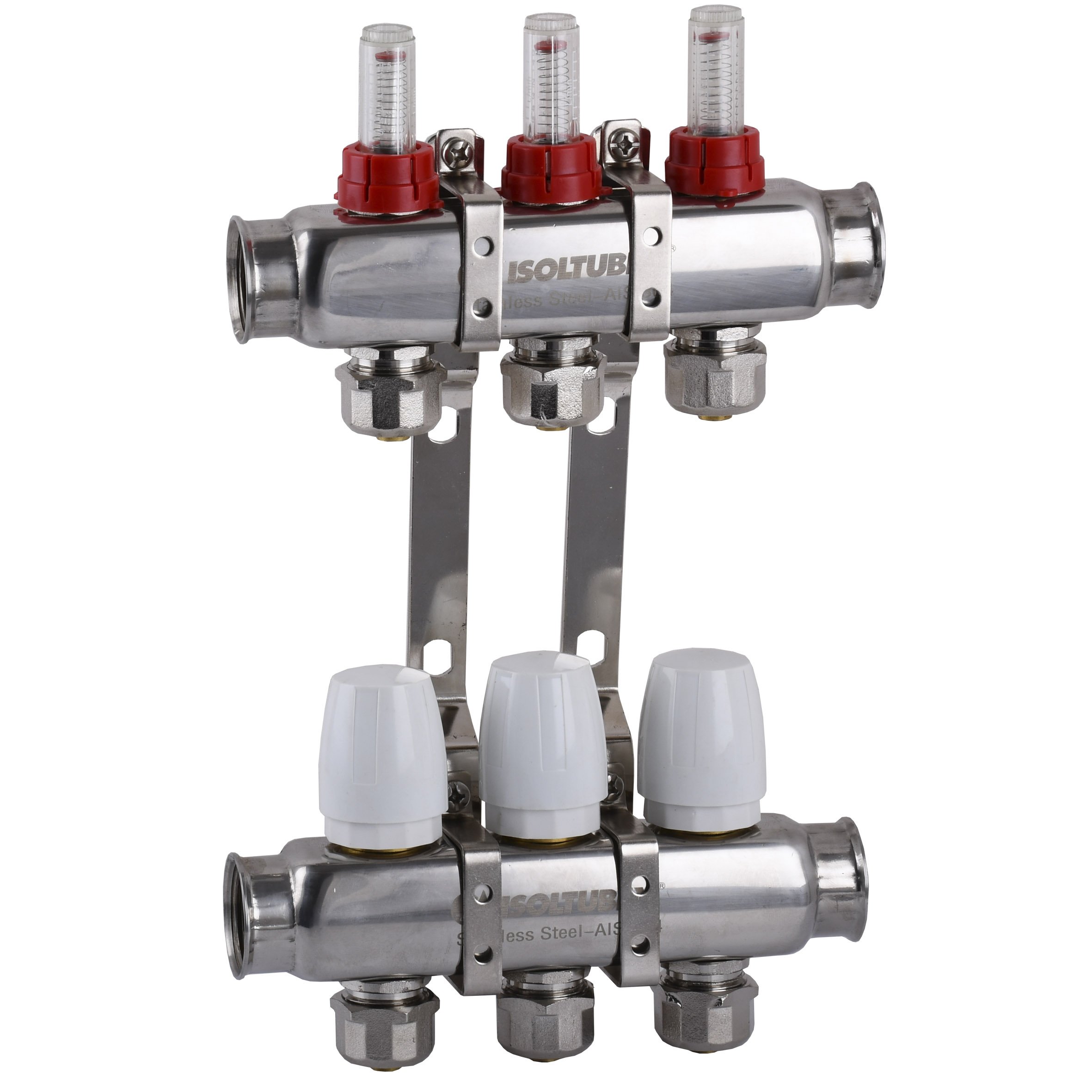 Колектор ISOLTUBEX SPAIN INOX AISI-304 нержавіюча сталь CO-3  (1″х3) - Image 1