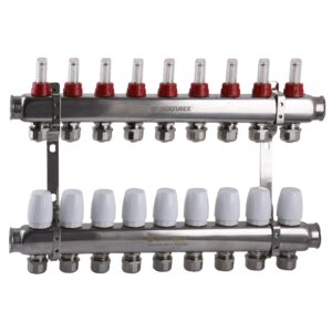 Колектор ISOLTUBEX SPAIN INOX AISI-304 нержавіюча сталь CO-9  (1″х9)