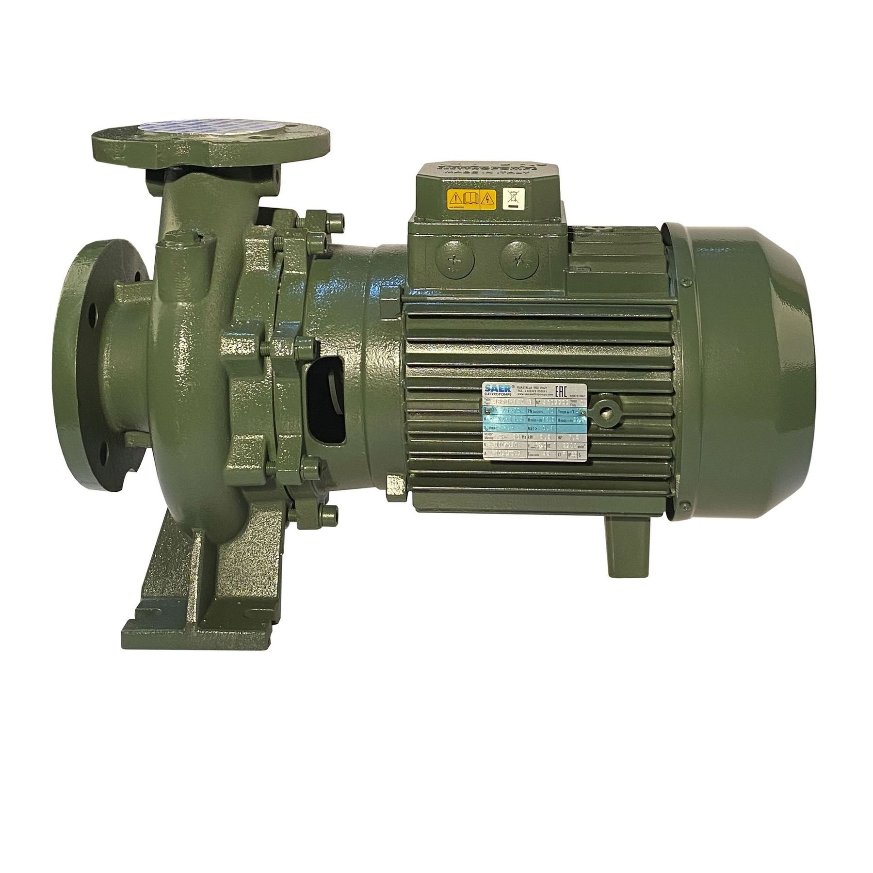 Насос моноблочний IR 50-160B 5,5 кВт SAER (75 м3/год, 32.5 м) - Image 1