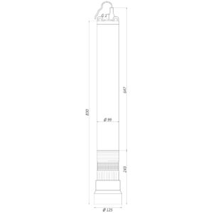 Насос колодязний OPTIMA OP 5,1 - 48/6  AUTO 0,6  кВт - Image 6