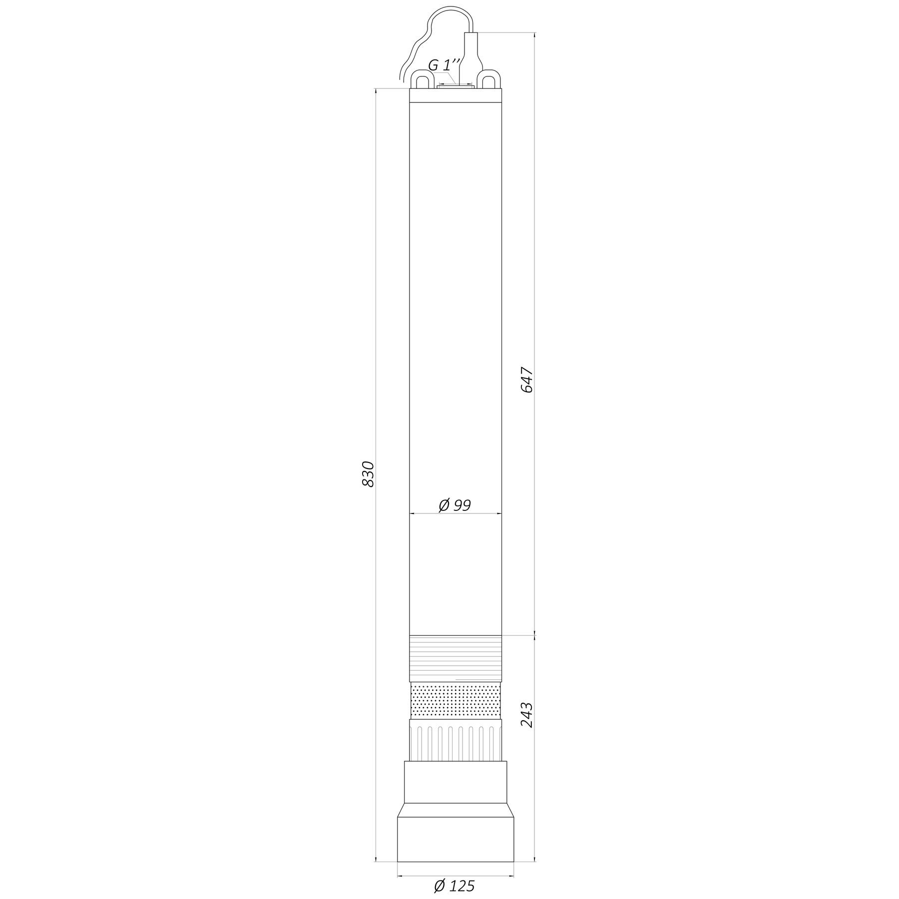 Насос колодязний OPTIMA OP 5,1 - 48/6  AUTO 0,6  кВт - Image 6