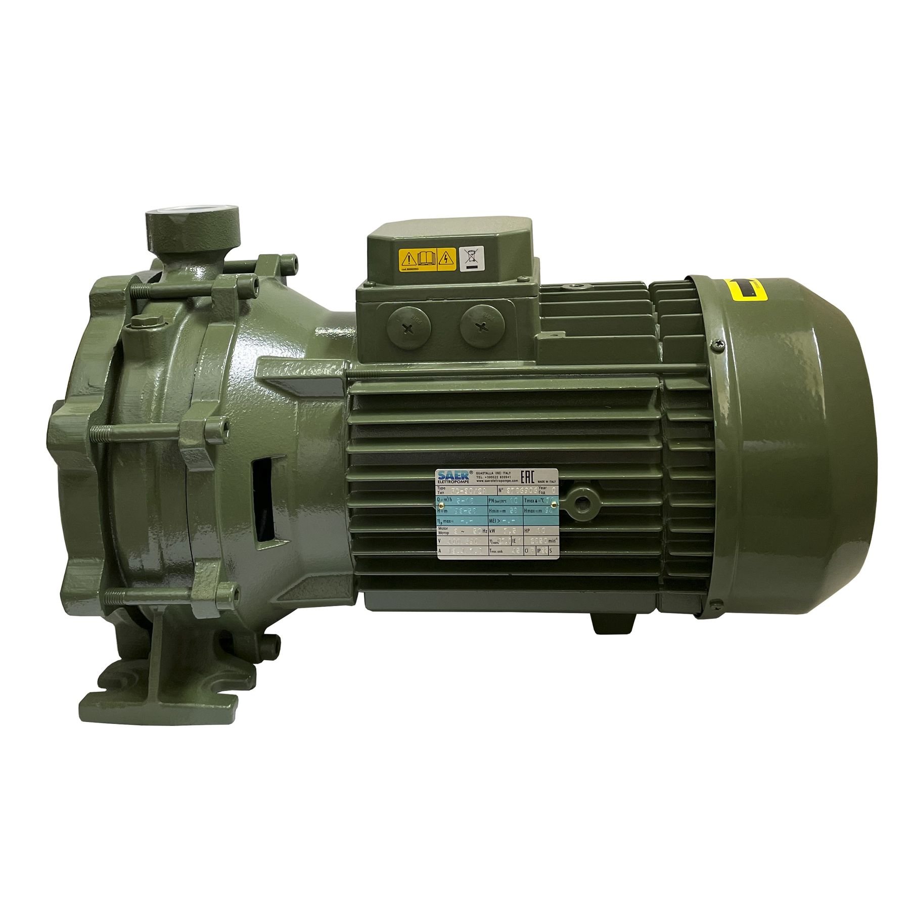 Насос вiдцентровий FC-30 2A SAER з двома робочими колесами, трифазний - Image 1