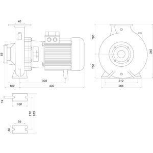 Насос моноблочний IR 40-200B 5,5 кВт SAER (48.8 м3/год, 40 м) - Image 5