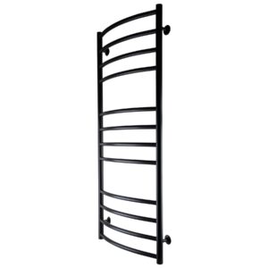Рушникосушарка UNIO LDE W 1200-500-12 BLK Драбинка Дуга Еліт вода чорна - Image 2
